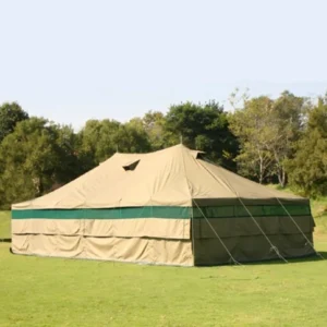 Home canvas peg and pole tents